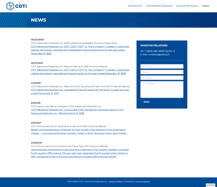 website-design-cdti-news